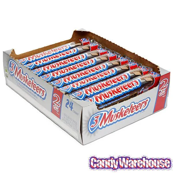 3 Musketeers King Size Candy Bars: 24-Piece Box - Image 3