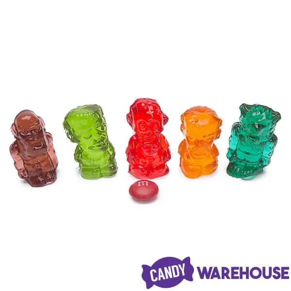 3D Gummy Monsters Candy Bags: 10-Piece Set - Image 2