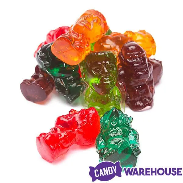 3D Gummy Monsters Candy Bags: 10-Piece Set - Image 3
