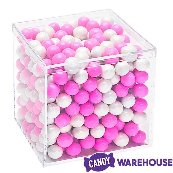 Acrylic Favor Boxes - 16-Ounce Cube with Lid: 12-Piece Set - Image 4