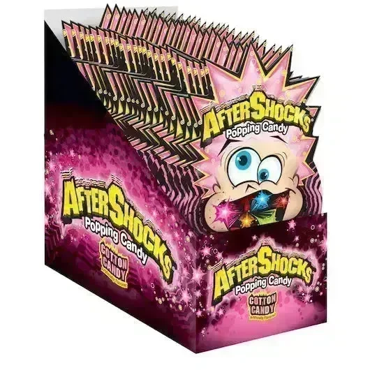 Aftershocks Popping Candy - Cotton Candy: 24-Piece Box - Image 3