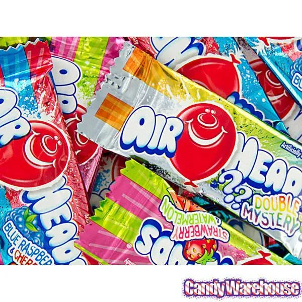 AirHeads Striped Taffy Mini Candy Bars Packs: 12-Piece Box - Image 3