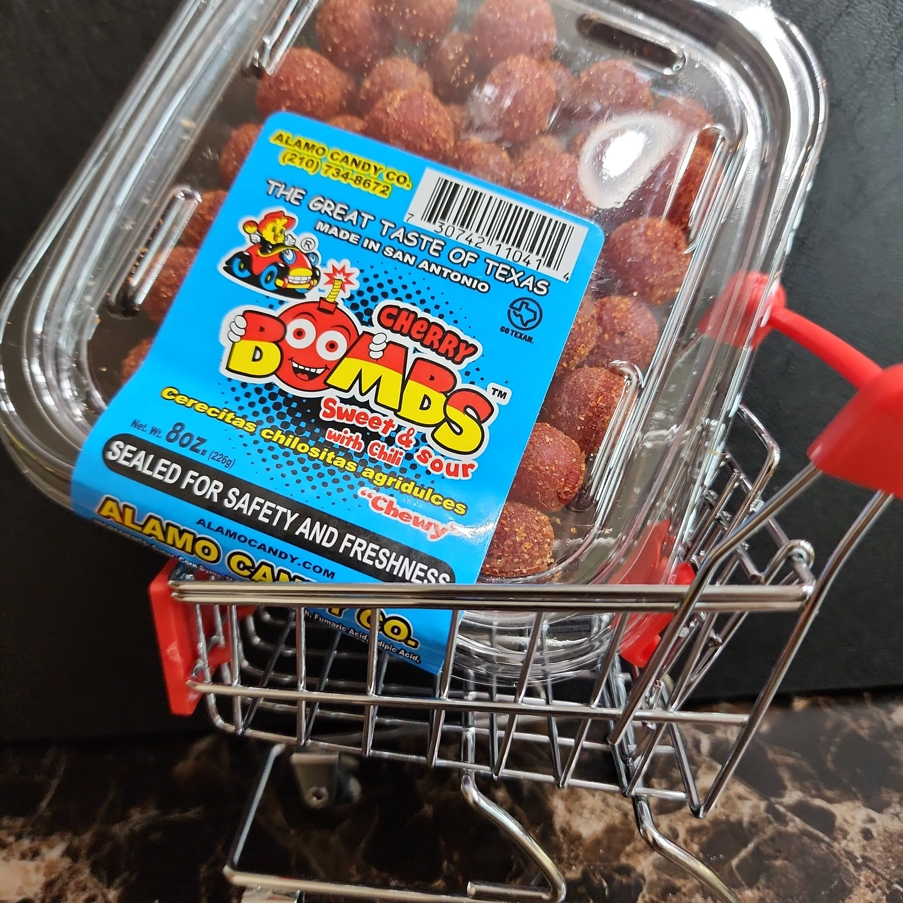 Alamo Candy Company Cherry Bombs Tubs: 24-Piece Case - Image 6