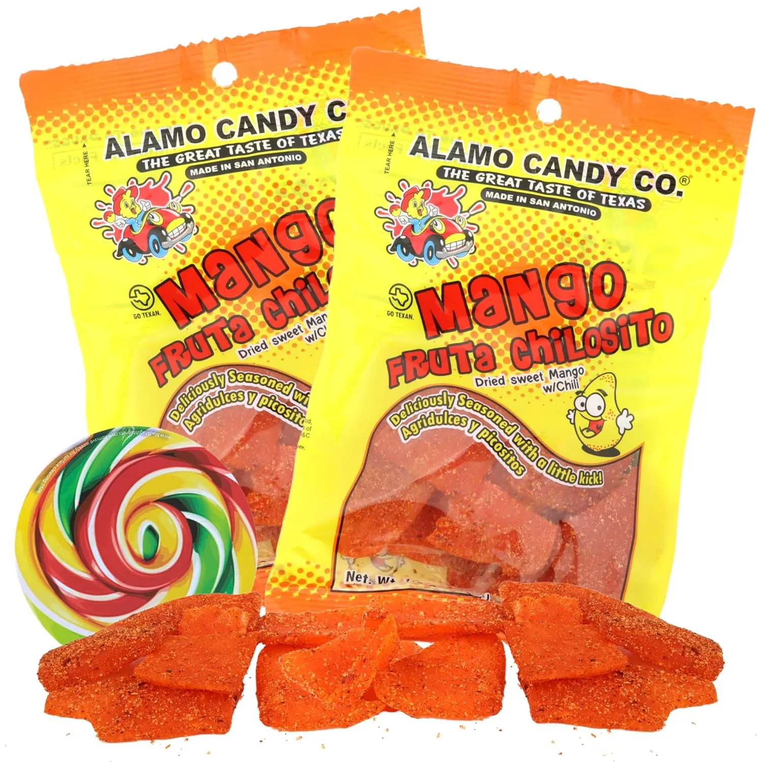 Alamo Mango Chilosito Candy: 12-Piece Box - Image 2