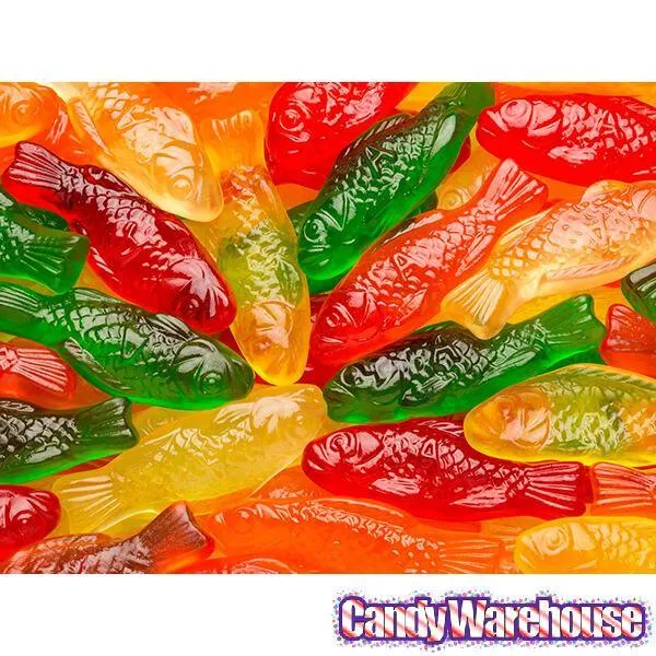 Albanese Gummy Fish - Assorted Fruit: 5LB Bag - Image 2