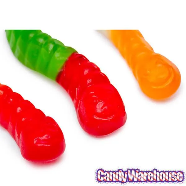 Albanese Assorted Fruit Gummy Worms - Mini: 5LB Bag - Image 2