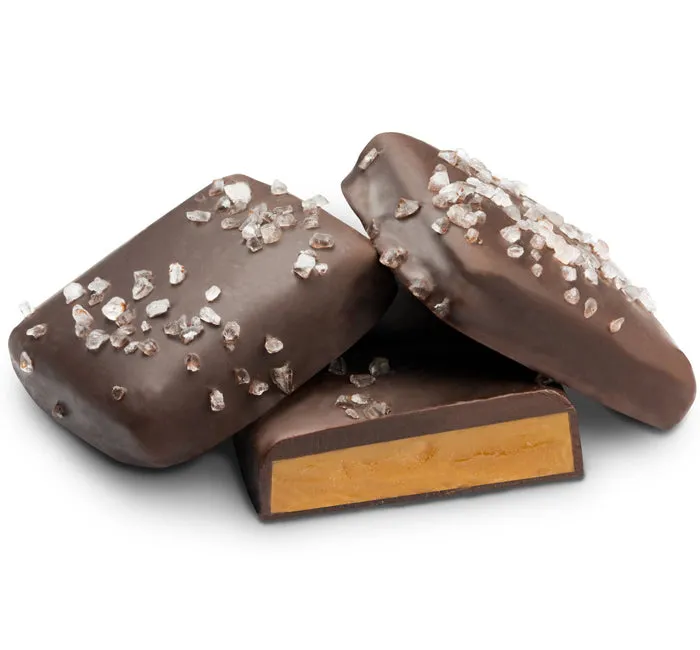 Albanese Dark Chocolate Sea Salt Toffees: 10LB Bag