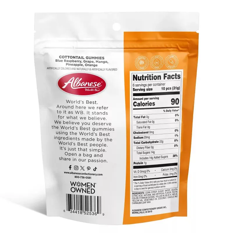 Albanese Easter Cottontail Gummies: 7-Ounce Bag - Image 3