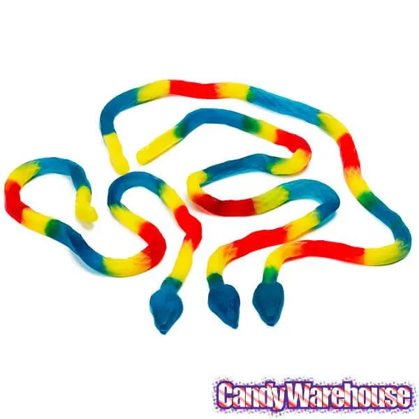 Albanese Giant Gummy Rattlesnakes Candy: 20LB Case - Image 4
