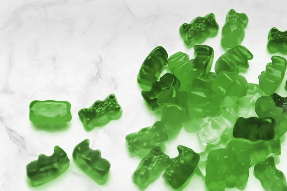 Albanese Green Apple Gummy Bears: 5LB Bag - Image 3
