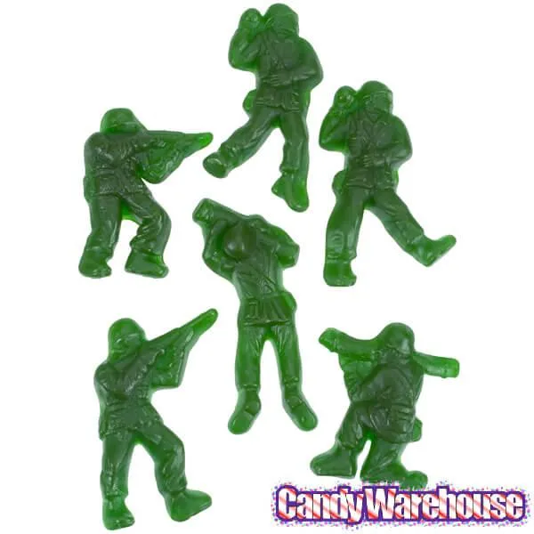 Albanese Green Gummy Army Men: 5LB Bag - Image 3