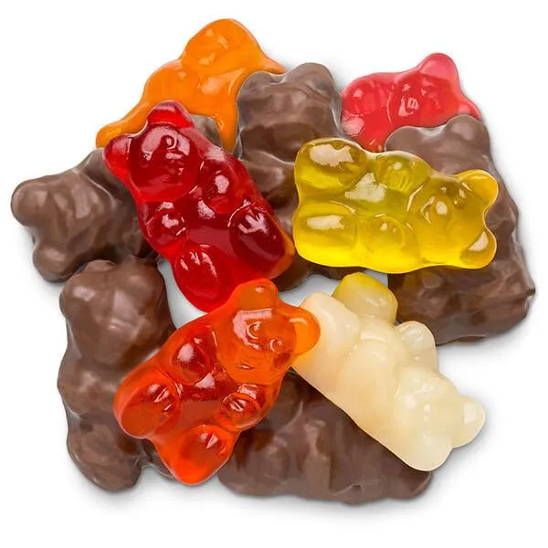 Albanese Milk Chocolate Covered Gummy Bears: 10LB Case - Image 2