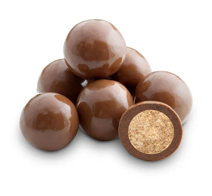Albanese Milk Chocolate Skinny Dipper Malt Balls: 10LB Bag