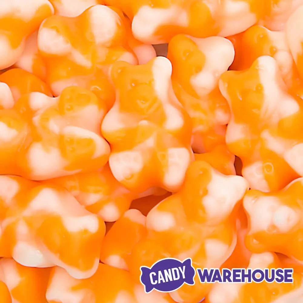 Albanese Orange Cream Bearsicles Gummy Bears: 5LB Bag - Image 4
