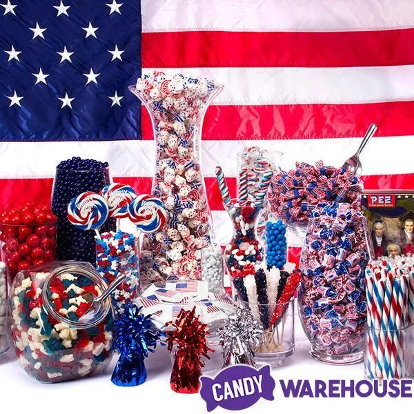 Albanese Patriotic USA Red, White, & Blue Gummy Bears: 5LB Bag - Image 4