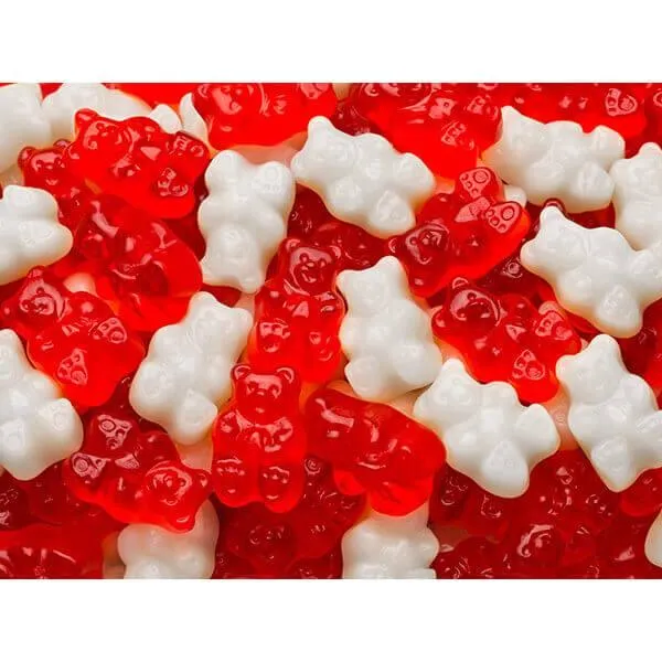 Albanese Red & White Valentine Gummy Bears: 5LB Bag - Image 2