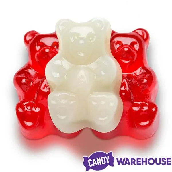Albanese Red & White Valentine Gummy Bears: 5LB Bag - Image 4