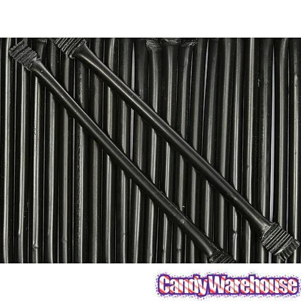 Albert's Candy Powder Filled Plastic Mini Straws - Black Cherry: 240-Piece Bag - Image 4