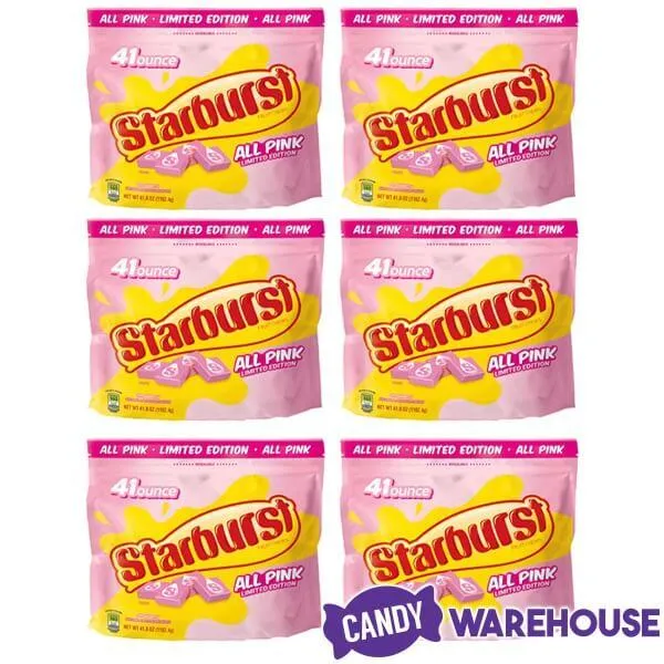 Starburst Fruit Chews Candy - All Pink: 15LB Case - Image 2