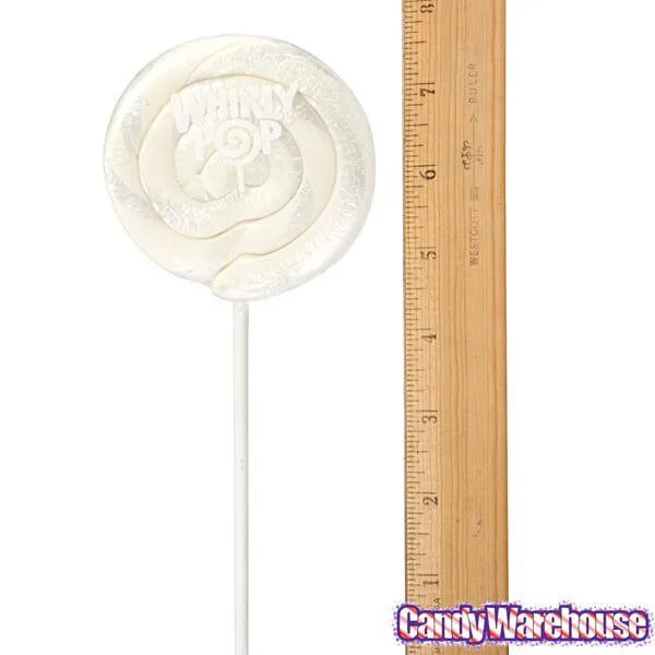 Whirly Pop 1.5-Ounce Swirl Suckers - White: 24-Piece Display - Image 3