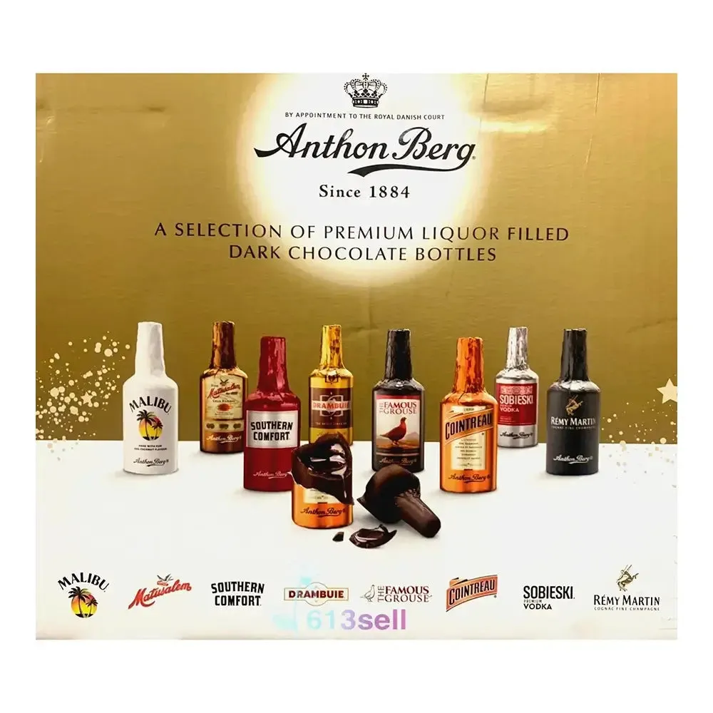 Anthon Berg Liquor Filled Chocolate Bottles: 64-Piece Box - Image 3
