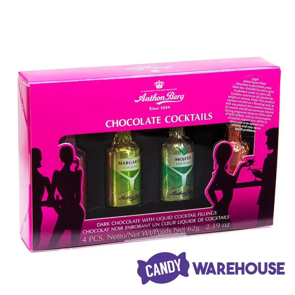 Anthon Berg Chocolate Cocktails Liquor Bottles: 4-Piece Box - Image 3
