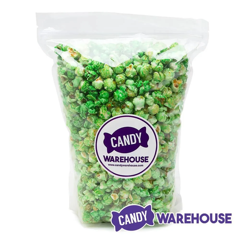Green Candy Coated Popcorn - Green Apple: 1-Gallon Bag - Image 5