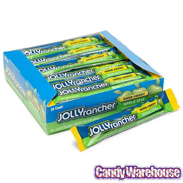 Jolly Rancher Candy Stix - Apple: 36-Piece Box - Image 2