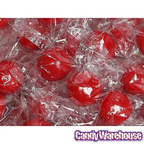 Wrapped 1-Inch Gumballs - Apple Red: 200-Piece Bag - Image 3