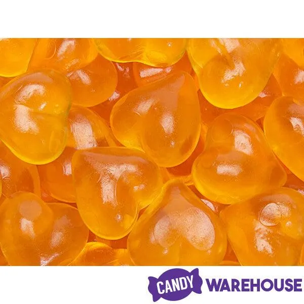 Apricot Hearts Gummy Candy: 500G Bag - Image 4