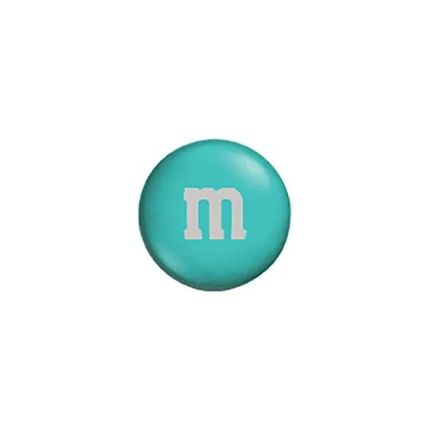 M&M's Milk Chocolate Candy - Aqua: 2LB Bag - Image 2