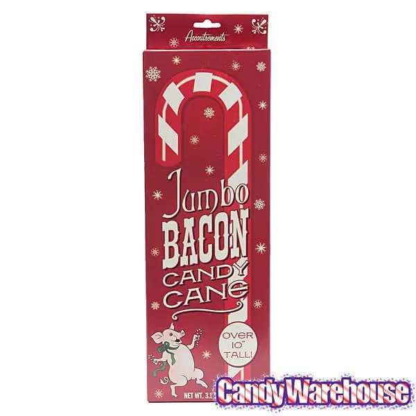 Archie McPhee Jumbo Bacon Candy Cane - Image 3