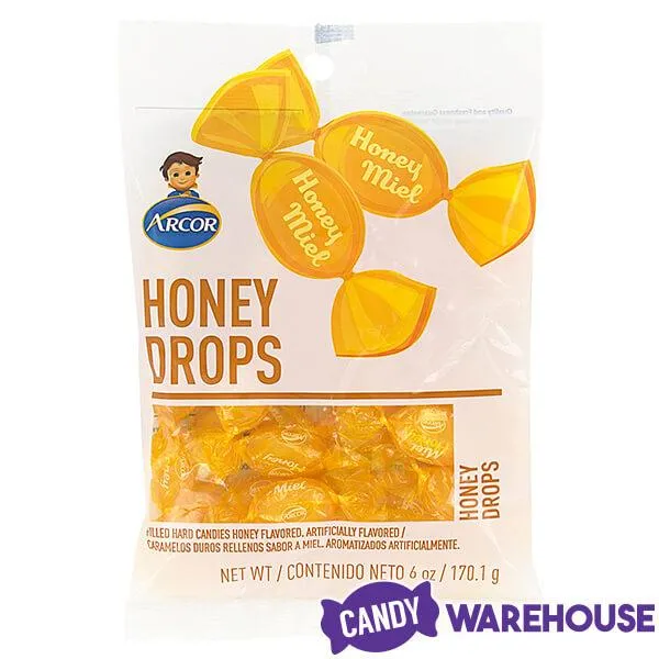 Arcor Honey Drops Hard Candy: 6-Ounce Bag - Image 3