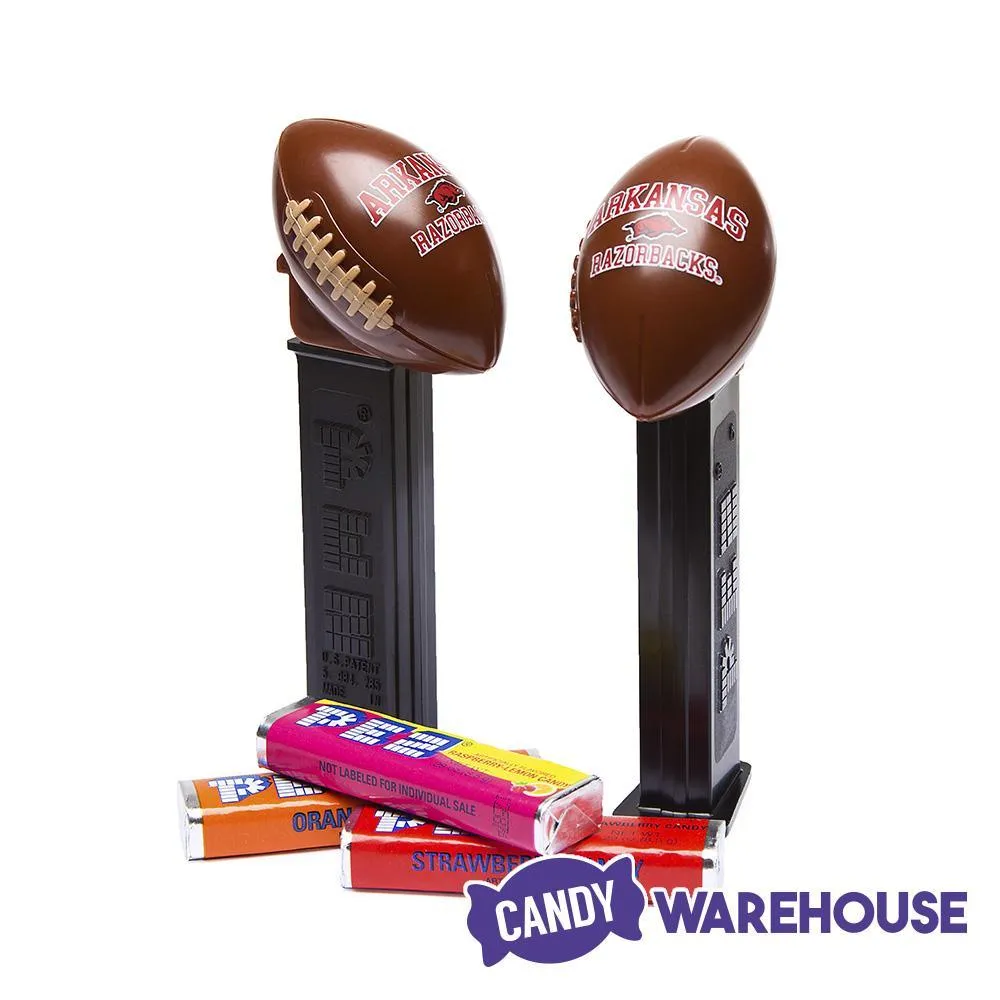NCAA College Football PEZ Candy Packs - Arkansas: 12-Piece Box - Image 2