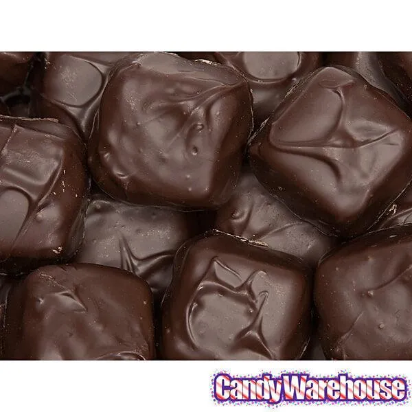 Asher's Chocolate Covered Chocolate Caramels - Dark: 6LB Box - Image 4