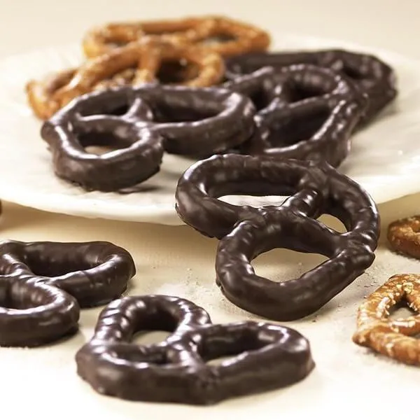 Asher's Dark Chocolate Covered Pretzels: 7LB Box - Image 2