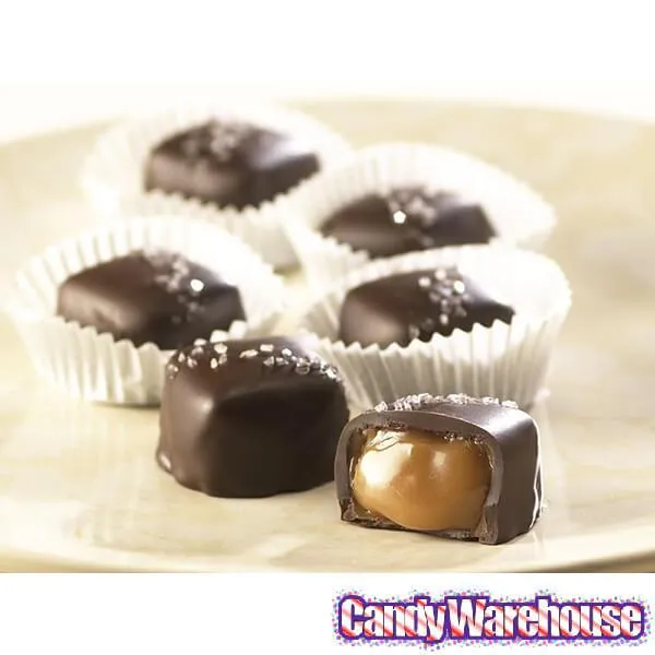Asher's Dark Chocolate Sea Salt Caramels: 6-Pound Box - Image 5