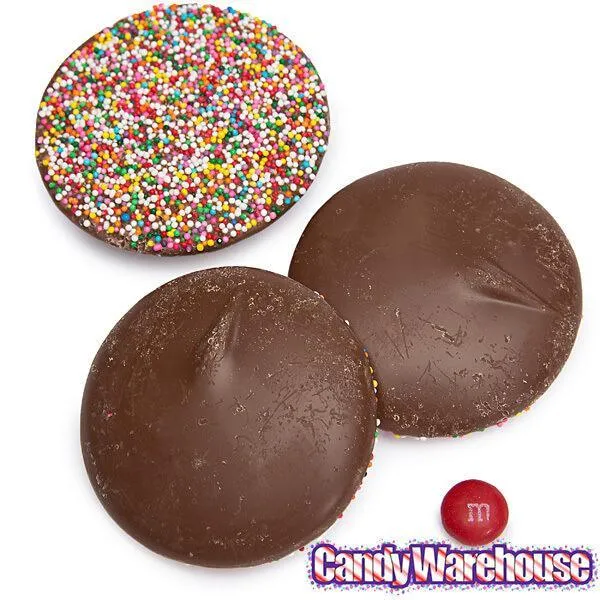 Asher's Giant Milk Chocolate Nonpareils Discs - Rainbow: 64-Piece Box - Image 3