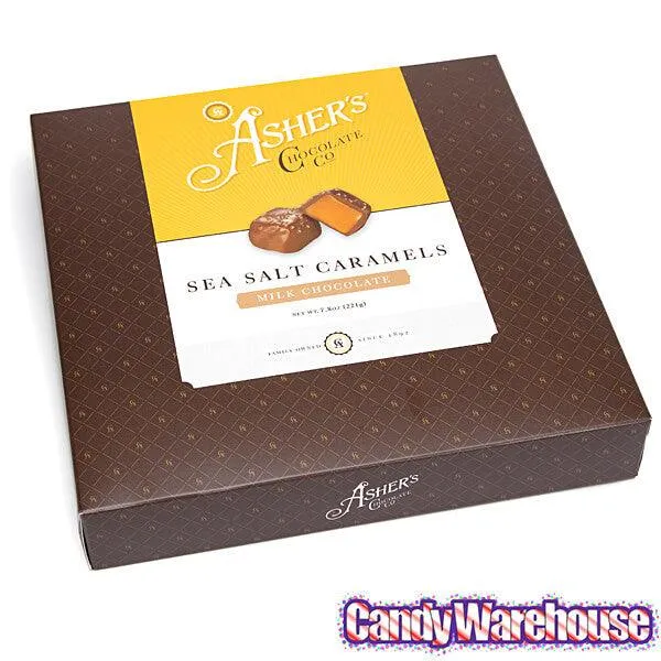 Asher's Milk Chocolate Sea Salt Caramels: 6-Pound Box - Image 3