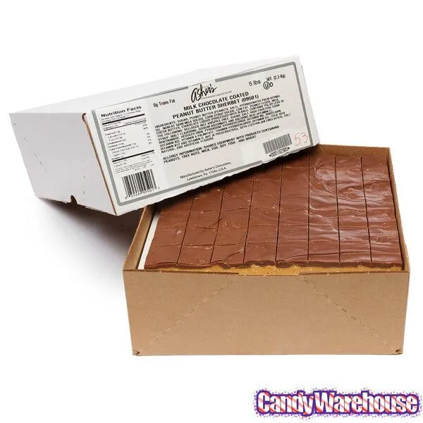 Asher's Peanut Butter Sherbet Chocolates: 5LB Box - Image 5