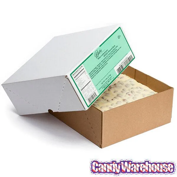 Asher's White Chocolate Almond Bark: 6LB Box - Image 2