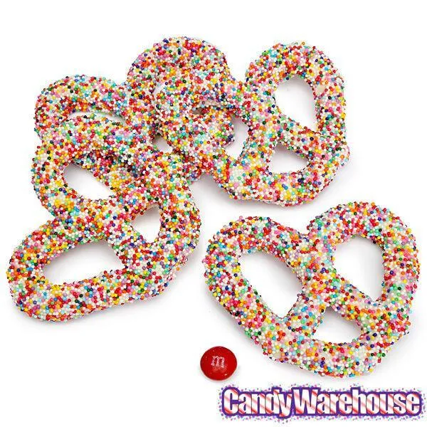 Asher's White Chocolate Covered Pretzels with Candy Seeds: 6LB Box - Image 4
