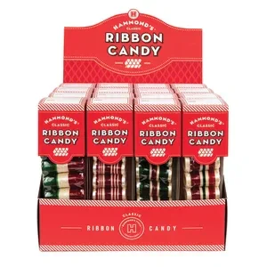 Assorted Christmas Ribbon Candy Gift Packs: 16-Piece Box