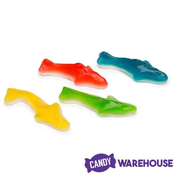 Assorted Colors Gummy Sharks: 6.6LB Bag - Image 4