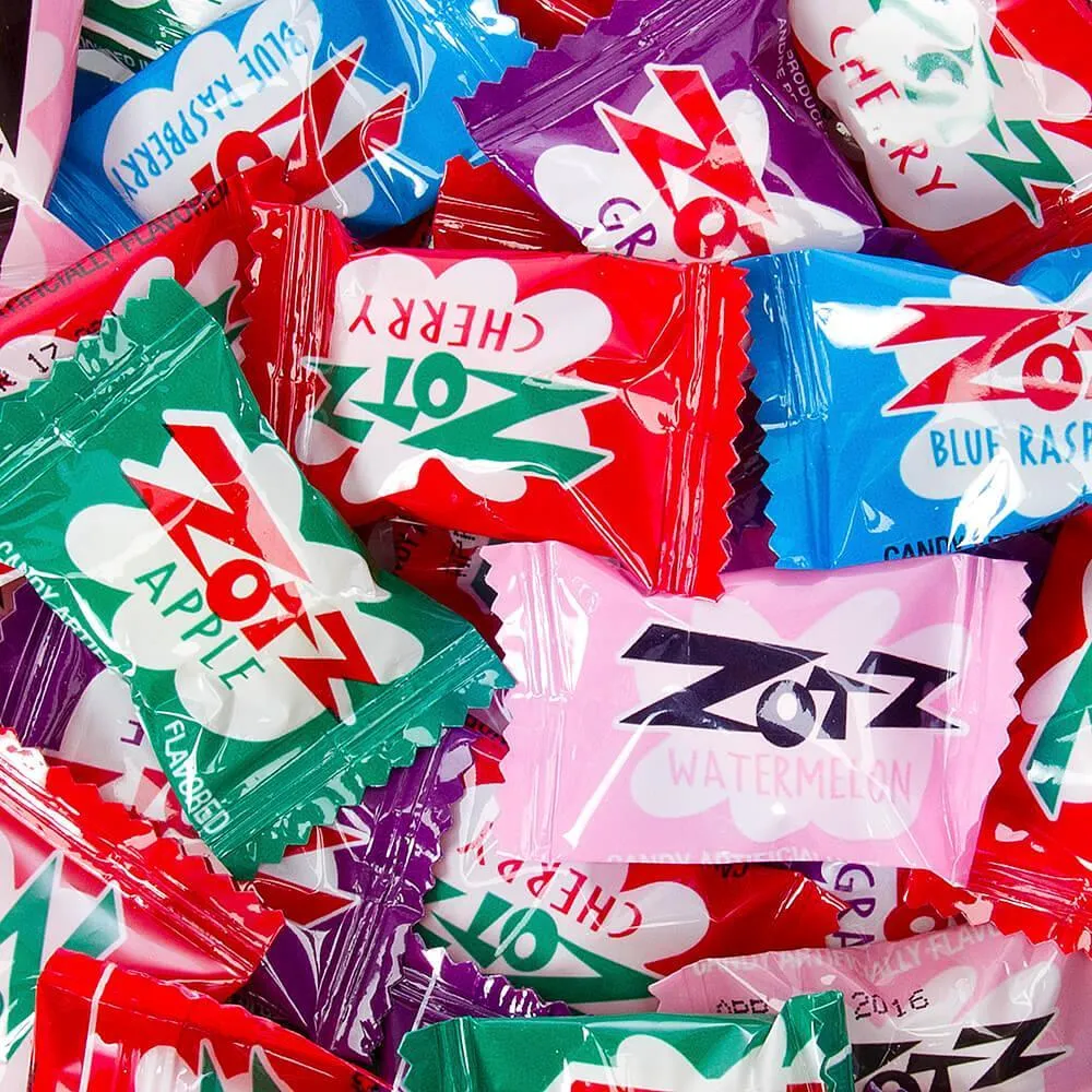 Assorted Zotz Sour Fizz Candy: 15-Pound Case - Image 2