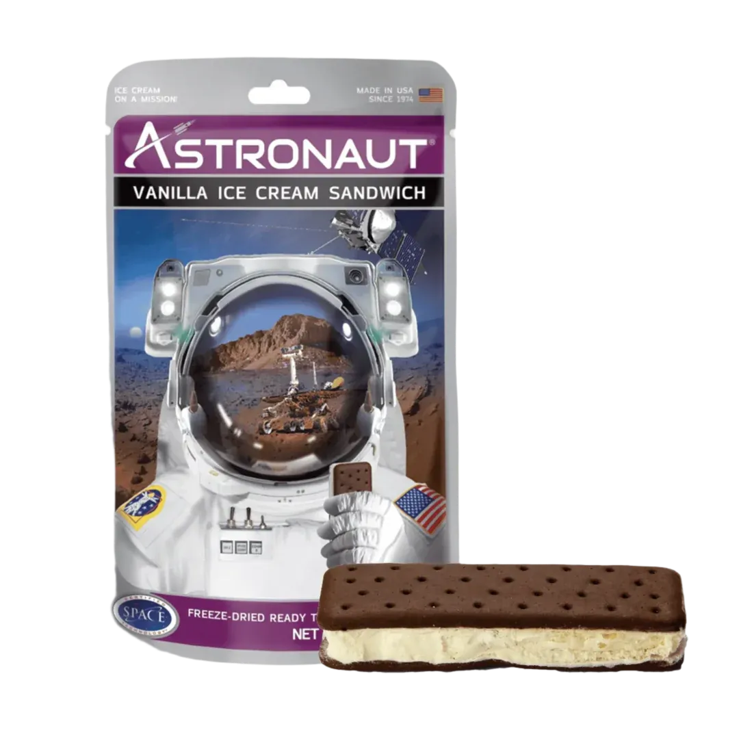 Astronaut Vanilla Ice Cream Sandwich: 12-Piece Case