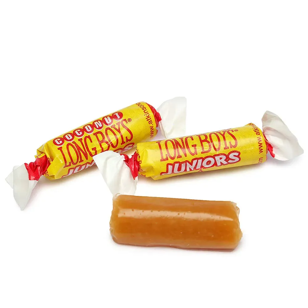 Atkinson Coconut Long Boys Juniors Candy: 2LB Case - Image 2