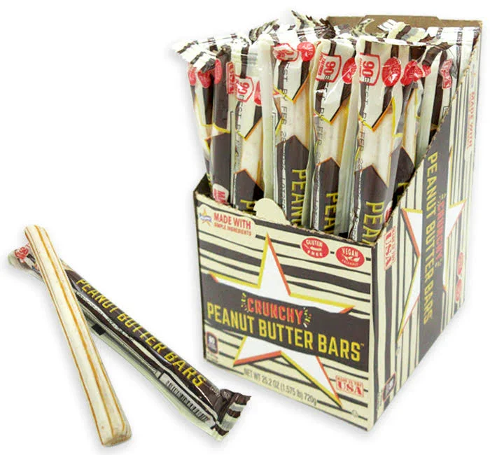 Atkinson Peanut Butter Bar Candy Bars: 36-Piece Box