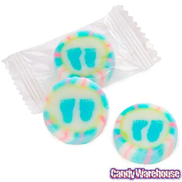 Baby Feet Favor Cut Rock Candy - Assorted Colors: 40-Piece Pack - Image 2