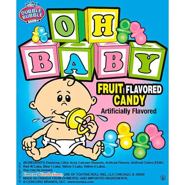Baby Pacifier Sweet Tarts Candy: 21LB Case - Image 5
